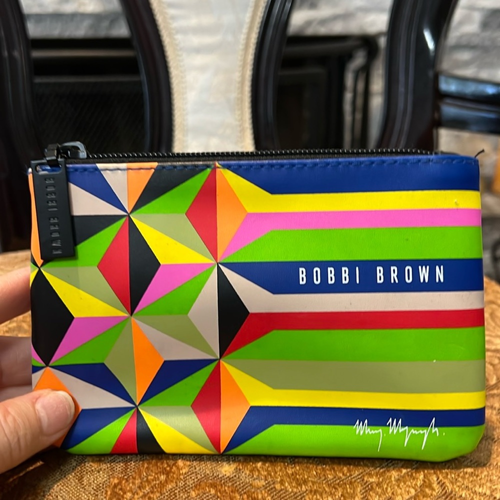 Bobbi Brown Morag Myerscough Small Makeup Cosmetics Bag Clutch  Color Pop